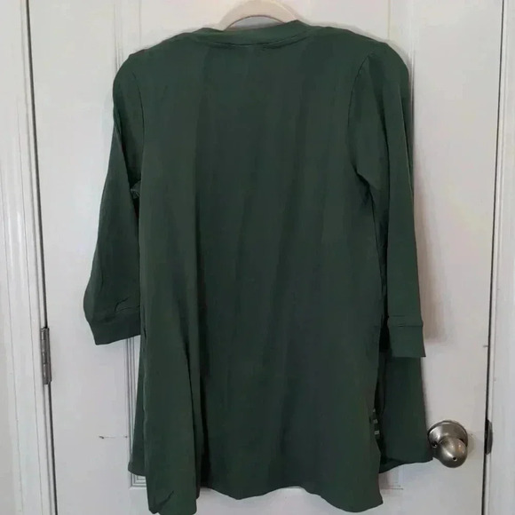 Cuddl Duds Flexwear Open-Front Cardigan and Tank Set - Picture 7 of 9